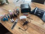 Complete set voor gelnagels zelf te maken, inc reislamp!, Ophalen of Verzenden, Zo goed als nieuw, Overige kleuren, Handen en Nagels