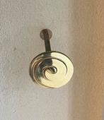 12 messing gordijn embrasse haken - decoratief, Ophalen, Minder dan 50 cm, Gebruikt, Bruin