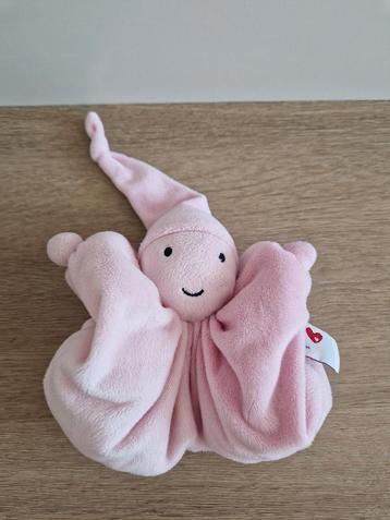 Knuffeldoekje tutje spookje roze Prenatal doekje K8980 beschikbaar voor biedingen
