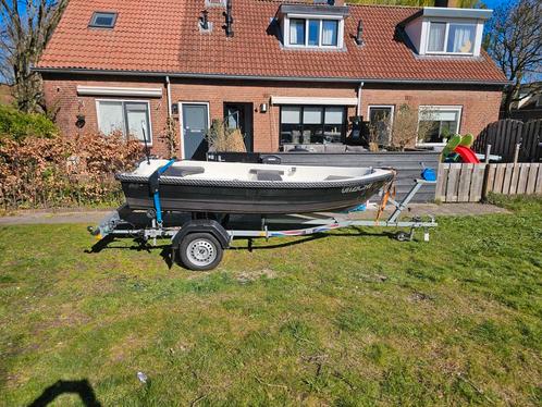 Leuke sloep te koop!!!, Watersport en Boten, Sloepen, Gebruikt, Tot 10 pk, 3 tot 6 meter, Buitenboordmotor, Benzine, Polyester
