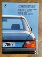 Brochure Mercedes-Benz 200D- 300D Turbo 4MATIC W124 1988, Nieuw, Mercedes-Benz, Mercedes, Ophalen of Verzenden