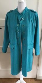 Leuke turquoise jas, merk Massi - maat M, nieuwstaat., Maat 38/40 (M), Blauw, Ophalen of Verzenden, Zo goed als nieuw
