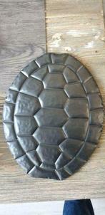 metaal metalen plaat schild schildpad look zwart groot, Ophalen of Verzenden, Nieuw