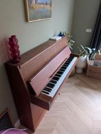 Vintage rippen piano, Muziek en Instrumenten, Piano's, Ophalen, Gebruikt, Bruin