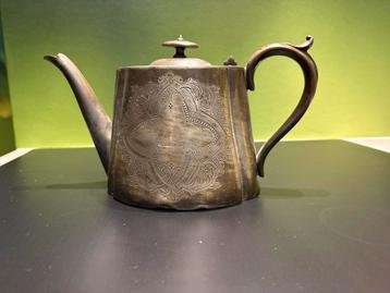 Antieke Engelse Theepot HW Ltd EPBM beschikbaar voor biedingen