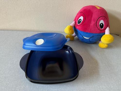 NIEUWE micro pop magnetronschaal met ventiel 475 ML vierkant, Huis en Inrichting, Keuken | Tupperware, Nieuw, Schaal, Blauw, Ophalen of Verzenden