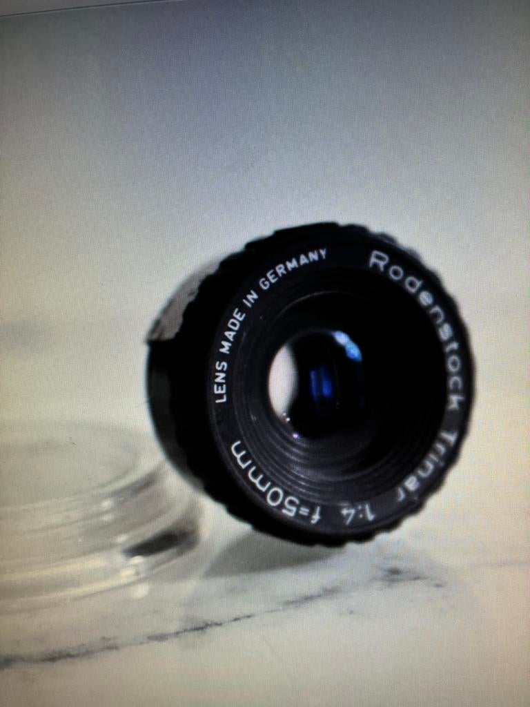 Rodenstock trinar 1:4 50mm  in goede staat 32,5 mm, Ophalen of Verzenden, Gebruikt, Standaardlens