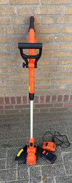 Powerplus powdpg754118 grastrimmer met mesjes ipv draad, Ophalen, Zo goed als nieuw, Accu, Powerplus