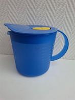 Magnetronkan, 1 liter, zgan en meer Tupperware adv., Ophalen of Verzenden, Zo goed als nieuw, Blauw, Beker of Kan