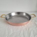 Wegro XXL Dikwandige koperen pan ovenschaal braadslee 29 cm, Ophalen of Verzenden, Gebruikt, Overige materialen, Koekenpan of Braadpan