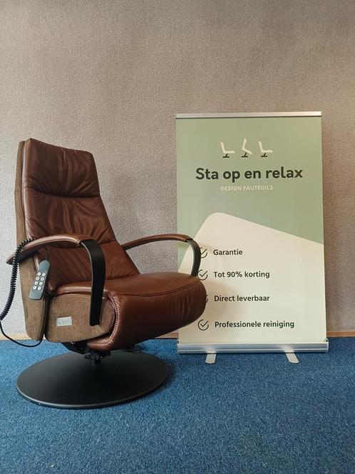 Sta op relax fauteuil Prominent Humberto Zo goed als nieuw !, Huis en Inrichting, Fauteuils, Zo goed als nieuw, 50 tot 75 cm, Ophalen of Verzenden