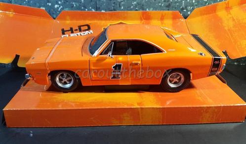 1969 Dodge Charger R/T Harley Davidson 1:25 Maisto, Hobby en Vrije tijd, Modelauto's | Overige schalen, Nieuw, Auto, Verzenden
