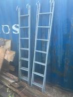Stalen steiger trappen 5 x, Ophalen, Zo goed als nieuw, Rolsteiger of Kamersteiger, 5 meter of hoger
