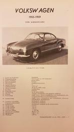 3 x VOLKSWAGEN Karmann Ghia Vraagbaak Olyslager 1955-1961, Ophalen of Verzenden