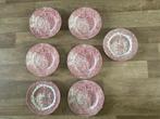 Servies Made in Engeland Dickens coaching days, Antiek en Kunst, Antiek | Servies compleet, Ophalen