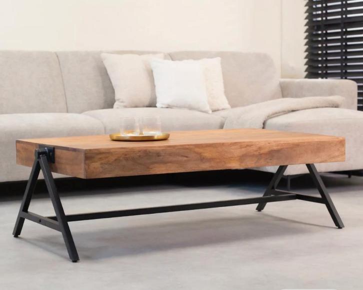 Nieuwe Salontafel - Stoer Design, Huis en Inrichting, Tafels | Salontafels, Nieuw, Minder dan 50 cm, 50 tot 100 cm, 100 tot 150 cm