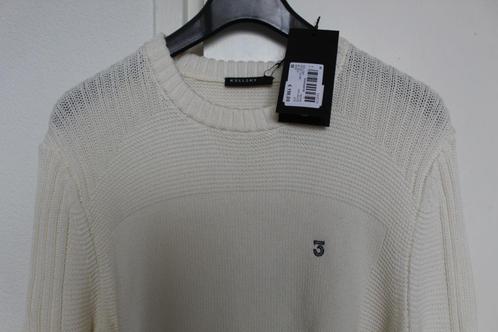 Koll3kt sportief witte katoenen trui is nieuw 199,95 mt M, Kleding | Heren, Truien en Vesten, Nieuw, Maat 48/50 (M), Wit, Ophalen