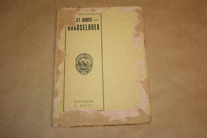 Het groote raadselboek, Boeken, Hobby en Vrije tijd, Gelezen, Ophalen of Verzenden