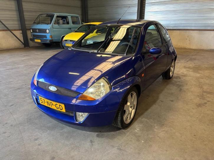 ford sport ka, Auto's, Ford, Bedrijf, Te koop, Ka, Benzine, Hatchback, Handgeschakeld, Blauw, Leder en Stof, Ophalen