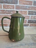 Groen emaille koffiepot, Antiek en Kunst, Antiek | Emaille, Ophalen of Verzenden