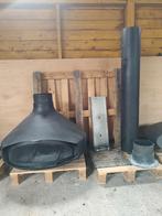 PAXFOCUS WANDHAARD FOCUS HANGHAARD houtkachel open haard, Gebruikt, Houtkachel, Ophalen of Verzenden, Hangend