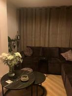 Hoekbank antraciet, Huis en Inrichting, Banken | Bankstellen, Ophalen, 250 tot 300 cm, Hoekbank, Zo goed als nieuw