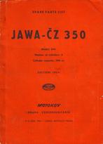 Jawa 350 Spare Parts List 1954 CZ (2080z), Motoren, Overige merken