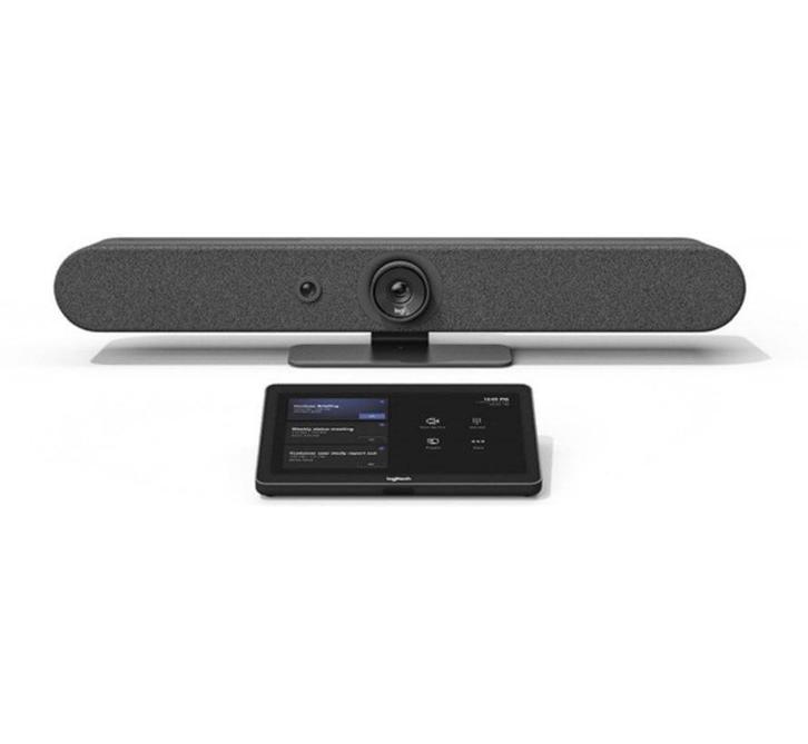 Logitech Rallybar mini met Logitech Tap (Touch console), Audio, Tv en Foto, Professionele Audio-, Tv- en Video-apparatuur, Zo goed als nieuw