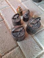 Antieke Gietijzeren Gewichten, Antiek en Kunst, Ophalen of Verzenden