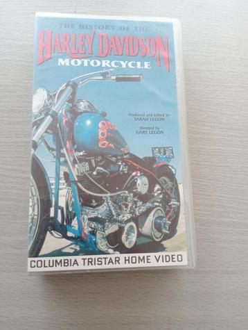 VHS  The historie of Harley Davidson beschikbaar voor biedingen