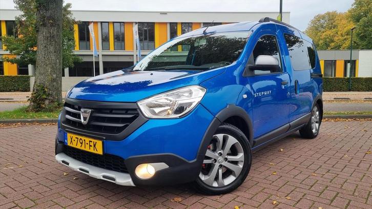 Dacia Dokker 1.2 TCE 115pk Stepway 2x schuifdeur/Airco, Auto's, Dacia, Te koop, Dokker, ABS, Airbags, Airconditioning, Boordcomputer