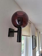 vintage wandlamp, Ophalen, Gebruikt, Glas