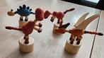 4 beweegbare poppetjes dinosaurussen, Ophalen of Verzenden