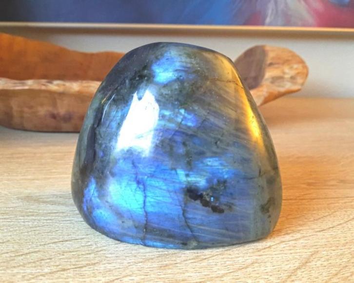 Gepolijste sculptuur Labradoriet, Sieraden, Tassen en Uiterlijk, Edelstenen, Nieuw, Ophalen of Verzenden