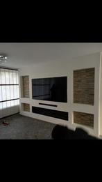 Cinemawall op maat met of zonder sfeerhaard, Ophalen of Verzenden, Nieuw, Inbouwhaard
