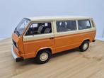 Schuco Volkswagen T3a Minibus 1:18 Oranje/wit 1978, Overige merken, Auto, Wv, Nieuw