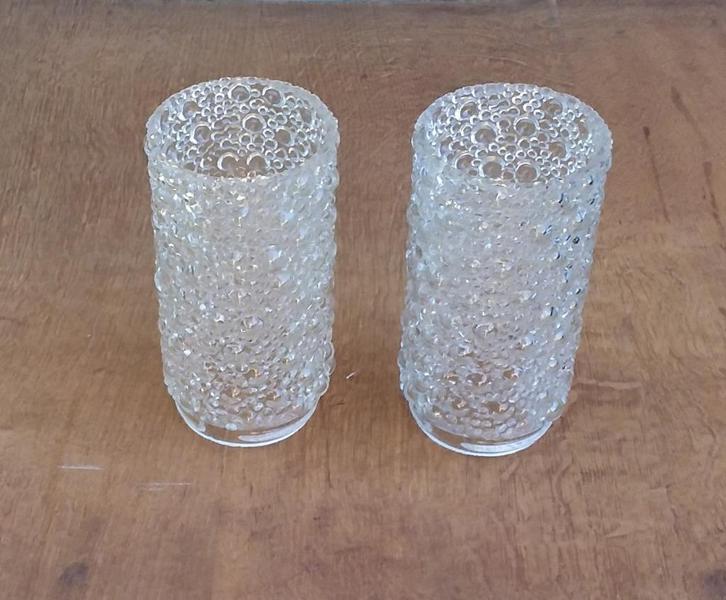 Vintage lampenkapjes, Huis en Inrichting, Lampen | Lampenkappen, Zo goed als nieuw, Minder dan 25 cm, Rond, Ophalen of Verzenden