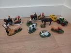 Kerstdorp boerderij items, lemax en andere, Diversen, Kerst, Ophalen of Verzenden, Zo goed als nieuw