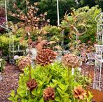 * Roest bloemen Windmolen Tuinsteker Molentje stalen bloem, Tuin en Terras, Tuinstekers, Ophalen, Nieuw