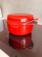 Braadpan stijl La Cuisine 24, Huis en Inrichting, Keuken | Potten en Pannen, Ophalen, Zo goed als nieuw, Gietijzer, Koekenpan of Braadpan