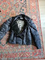Giacomo the Jacket puffer winterjas zwartblauw large 40 42, Zwart, Maat 42/44 (L), Ophalen of Verzenden, Zo goed als nieuw