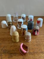 15 Diverse Vingerhoedjes Verzameling B, Overige materialen, Gebruikt, Reliëf, Ophalen of Verzenden