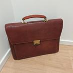 Lederen aktetas, merk Claymore, Sieraden, Tassen en Uiterlijk, Ophalen, Gebruikt, Bruin, Minder dan 35 cm