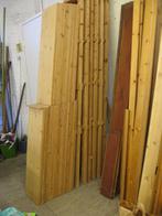 Vurenhouten planken/legborden/schappen en staanders, Doe-het-zelf en Verbouw, Hout en Planken, Ophalen, Gebruikt, Minder dan 25 mm