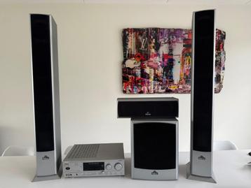 Complete set speakers + receiver beschikbaar voor biedingen