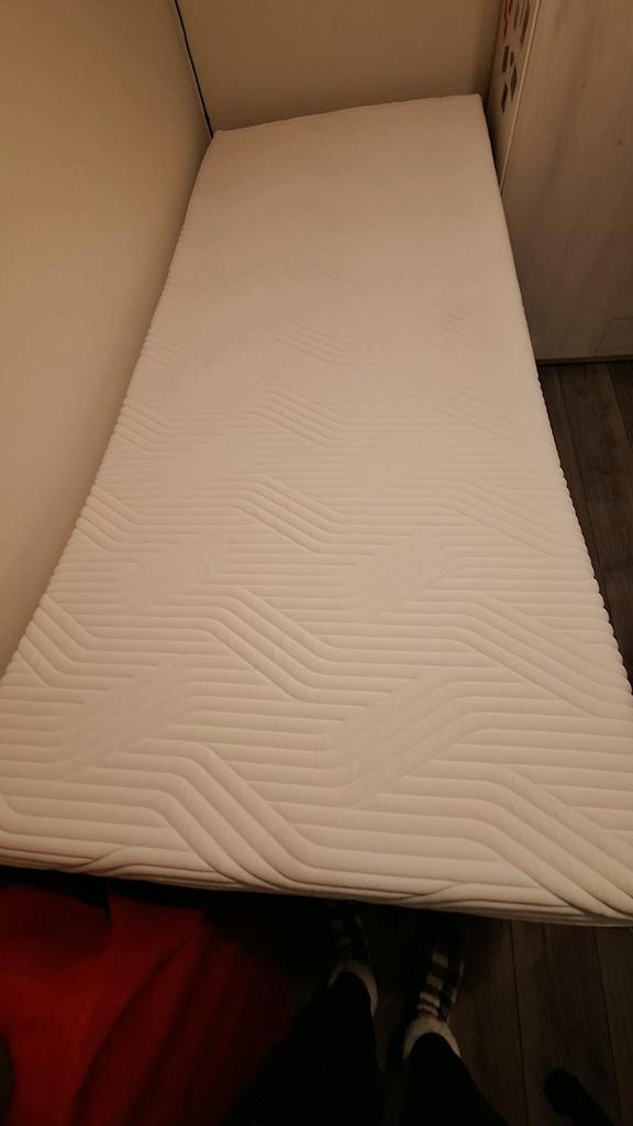 Tempur matras 90x210, Huis en Inrichting, Slaapkamer | Matrassen en Bedbodems, Zo goed als nieuw, Eenpersoons, Ophalen