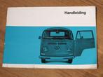 Instructieboek Volkswagen Transporter T2 1968, Auto diversen, Handleidingen en Instructieboekjes, Ophalen of Verzenden