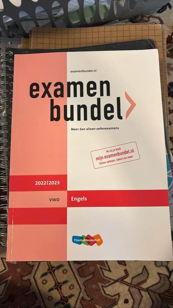 vwo Engels 2022/2023 examenbundel, Boeken, Schoolboeken, Zo goed als nieuw, Engels, VWO, Ophalen of Verzenden