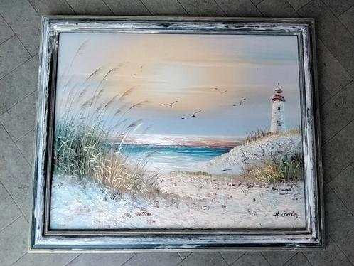 Olieverfschilderij van bekende impressionist H. Gailey, Antiek en Kunst, Kunst | Schilderijen | Klassiek, Ophalen of Verzenden