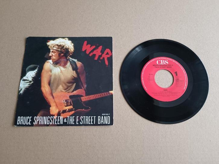 Single: Bruce Springsteen & The E Street Band - WAR(1986), Cd's en Dvd's, Vinyl Singles, Gebruikt, Pop, 7 inch, Verzenden